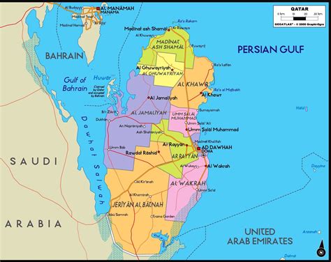 Doha haritada nerede